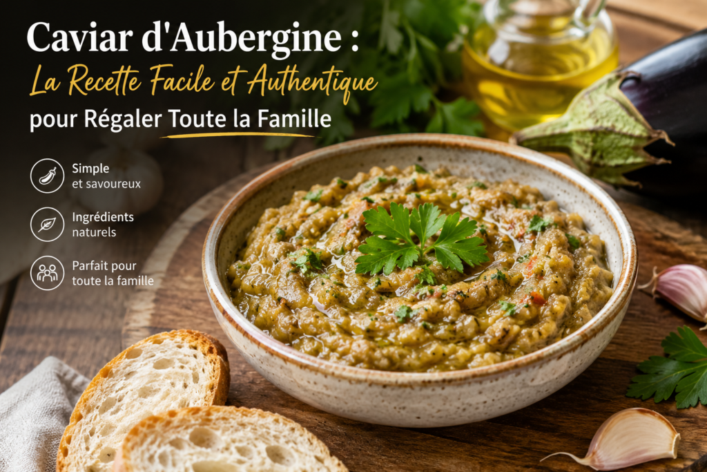 caviar d'aubergine recette